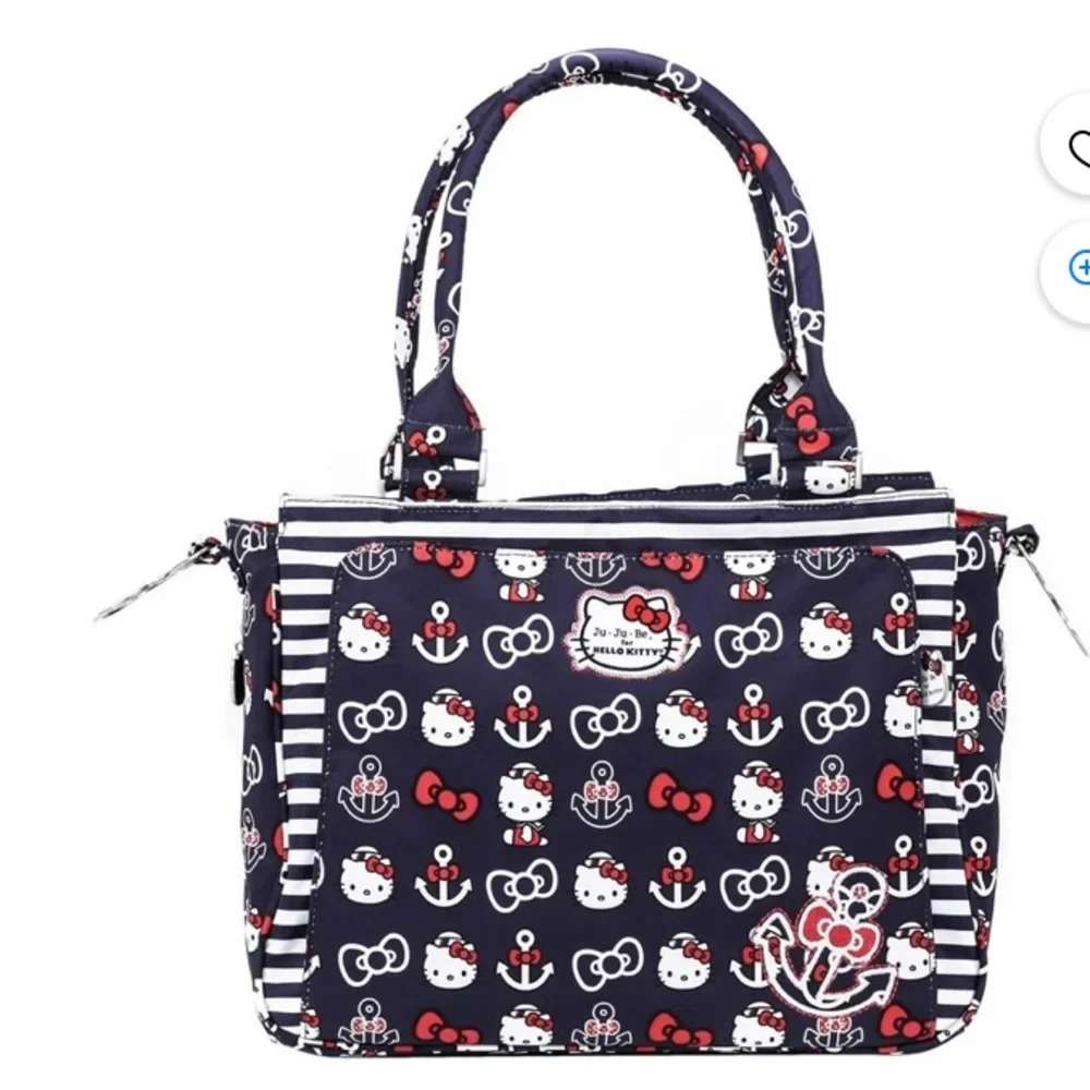 RARE EUC Jujube x hello kitty our to sea diaper bag